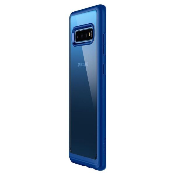 Spigen Galaxy S10 ile Uyumlu Kılıf Ultra Hybrid Prism Blue