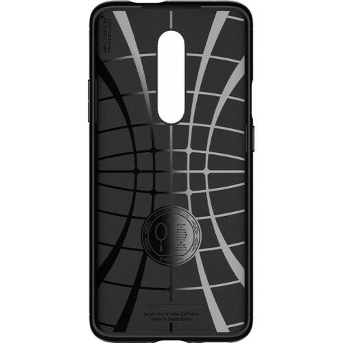 Spigen OnePlus 7 Pro ile Uyumlu Kılıf Rugged Armor Matte Black
