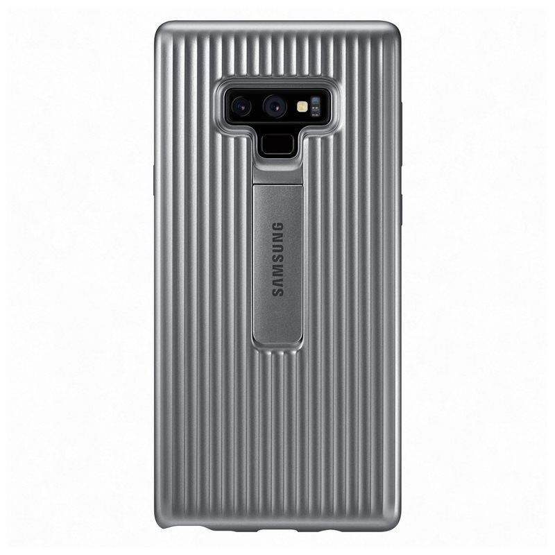 Galaxy Note 9 ile Uyumlu Protective Stanting Cover Gümüş EF-RN960CSEGWW