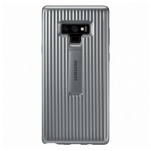 Galaxy Note 9 ile Uyumlu Protective Stanting Cover Gümüş EF-RN960CSEGWW