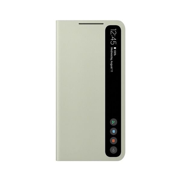 Galaxy S21 FE ile Uyumlu Smart Clear View Kılıf-Nane EF-ZG990CMEGTR (Out)