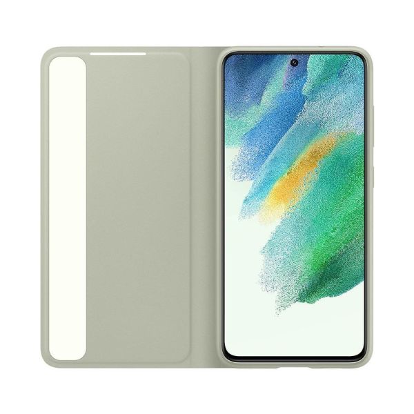 Galaxy S21 FE ile Uyumlu Smart Clear View Kılıf-Nane EF-ZG990CMEGTR (Out)