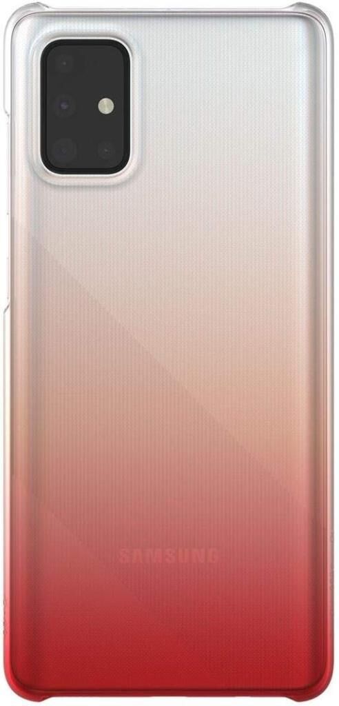 Galaxy A51 ile Uyumlu Koruyucu Kılıf Kırmızı GP-FPA515WSBRW