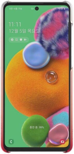 Galaxy A51 ile Uyumlu Koruyucu Kılıf Kırmızı GP-FPA515WSBRW