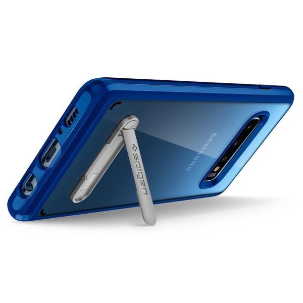 Spigen Galaxy S10 ile Uyumlu Kılıf Ultra Hybrid S Prism Blue