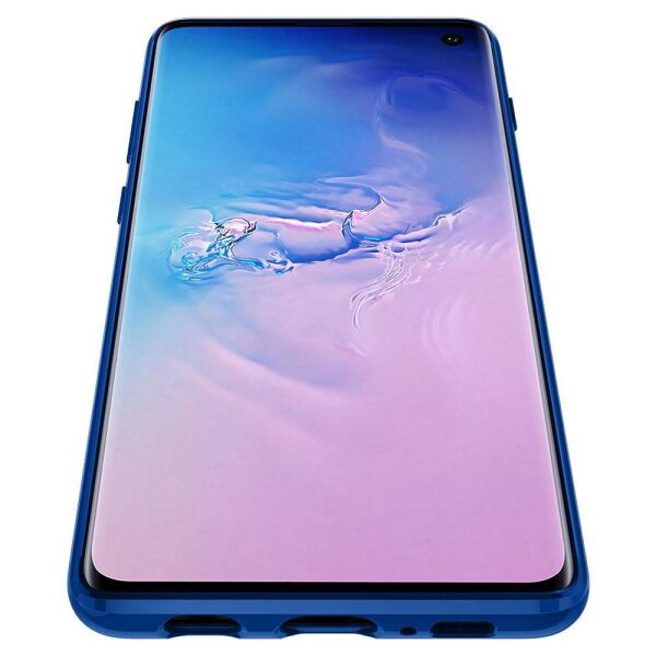 Spigen Galaxy S10 ile Uyumlu Kılıf Ultra Hybrid S Prism Blue