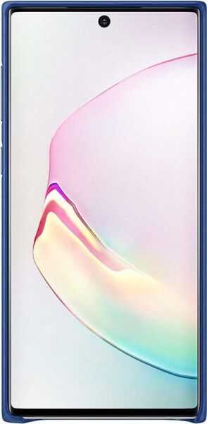Galaxy Note 10 ile Uyumlu Deri Kılıf Mavi EF-VN970LLEGWW