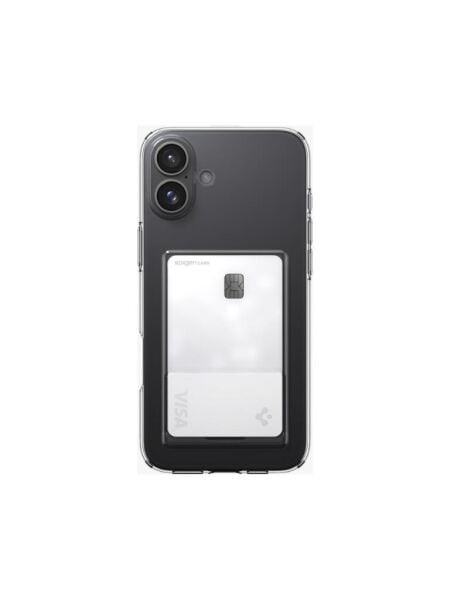 Spigen iPhone 16 Plus ile Uyumlu Kılıf Crystal Slot Crystal Clear