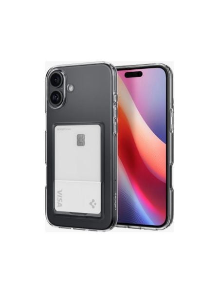 Spigen iPhone 16 Plus ile Uyumlu Kılıf Crystal Slot Crystal Clear