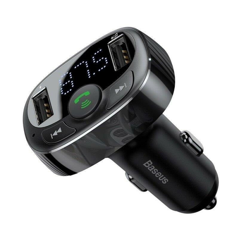 Baseus Araç Bluetooth FM Transmitter Araç Kiti USB Girişli CCTM-01