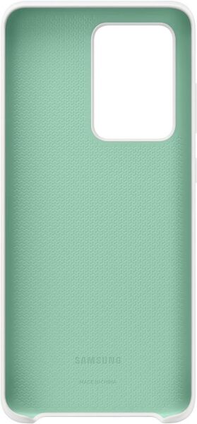 Galaxy S20 Ultra ile Uyumlu Silikon Kılıf Beyaz EF-PG988TWEGWW