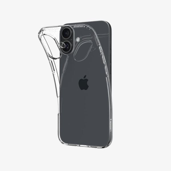 Spigen iPhone 16 Plus ile Uyumlu Kılıf Crystal Flex Space Crystal