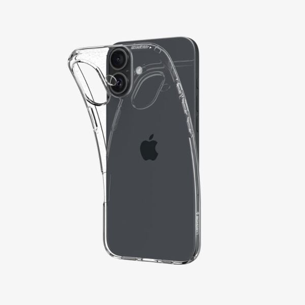 Spigen iPhone 16 Plus ile Uyumlu Kılıf Crystal Flex Space Crystal