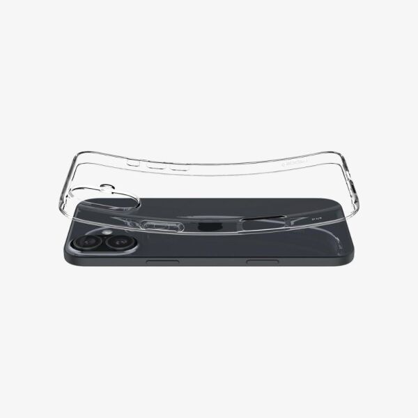 Spigen iPhone 16 Plus ile Uyumlu Kılıf Crystal Flex Space Crystal