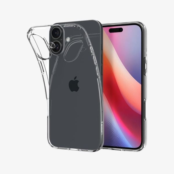 Spigen iPhone 16 Plus ile Uyumlu Kılıf Crystal Flex Space Crystal