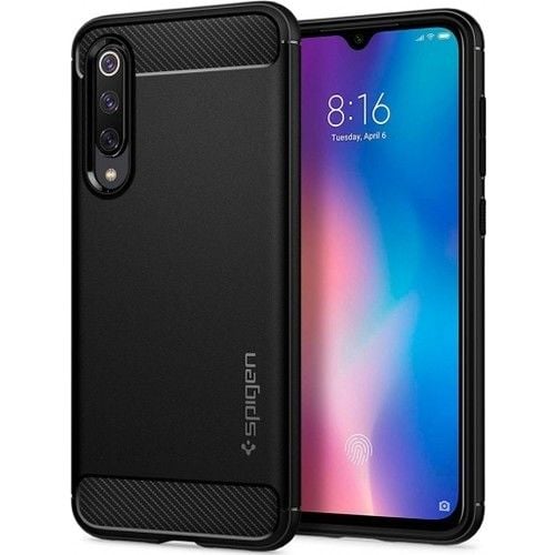 Spigen Mi 9 SE ile Uyumlu Kılıf Rugged Armor