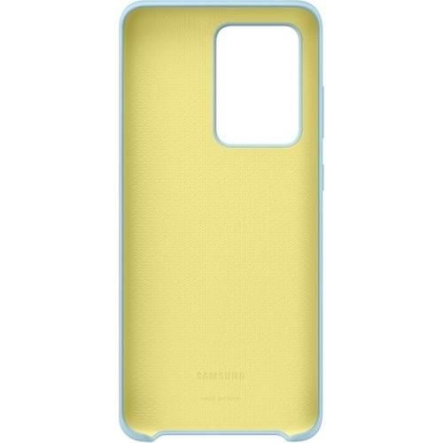 Galaxy S20 Ultra ile Uyumlu Silikon Kılıf Mavi EF-PG988TLEGWW
