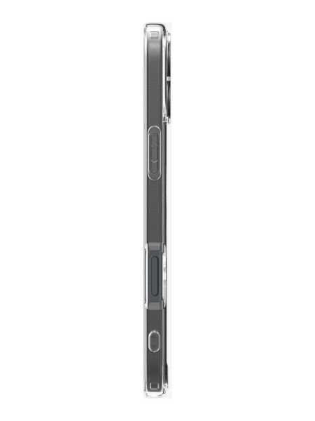 Spigen iPhone 16 Plus ile Uyumlu Kılıf Crystal Hybrid MagFit MagSafe Özellikli White