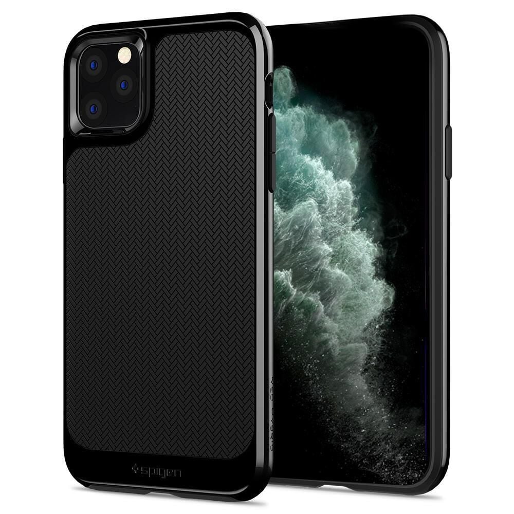 Spigen iPhone 11 Pro Max ile Uyumlu Kılıf Neo Hybrid Jet Black