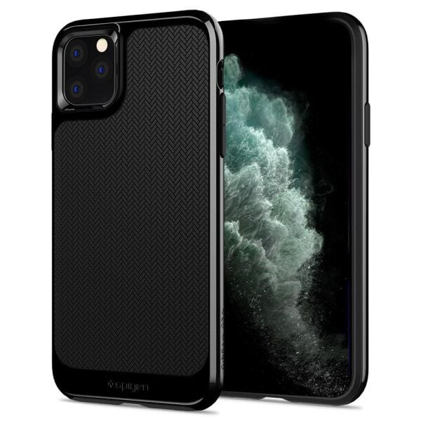 Spigen iPhone 11 Pro Max ile Uyumlu Kılıf Neo Hybrid Jet Black