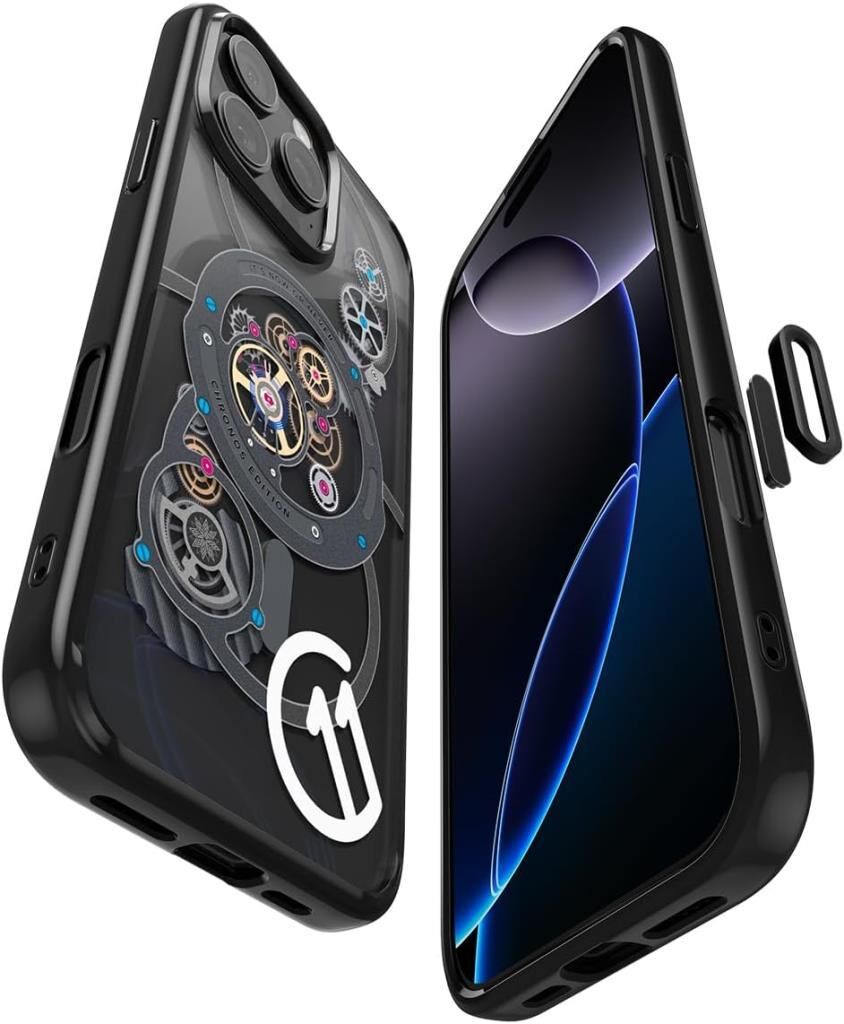 Spigen iPhone 16 Pro Max ile Uyumlu Kılıf Ultra Hybrid T (Kamera Buton Korumalı) MagFit MagSafe özellikli c11 Chronos