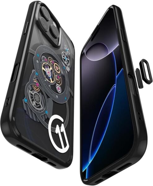 Spigen iPhone 16 Pro Max ile Uyumlu Kılıf Ultra Hybrid T (Kamera Buton Korumalı) MagFit MagSafe özellikli c11 Chronos