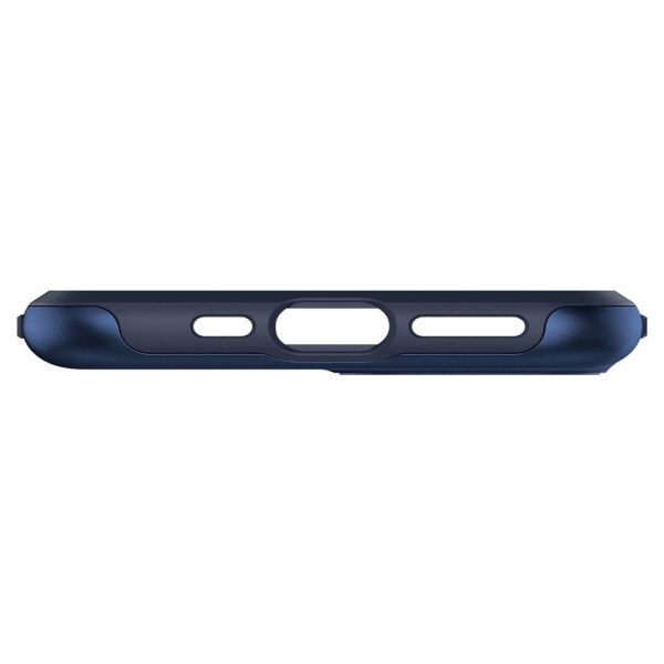 Spigen iPhone 11 Pro Max ile Uyumlu Kılıf Hybrid NX Denim Blue