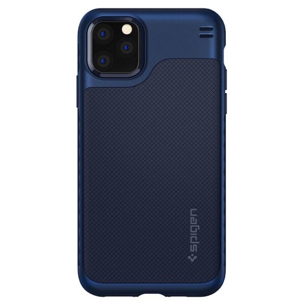 Spigen iPhone 11 Pro Max ile Uyumlu Kılıf Hybrid NX Denim Blue