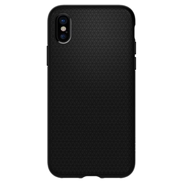 Spigen iPhone XS ile Uyumlu Kılıf Liquid Air Black