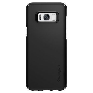 Spigen Galaxy S8 Plus ile Uyumlu Kılıf Thin Fit Black
