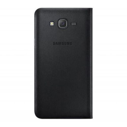 Galaxy J7 ile Uyumlu Flip Wallet Kılıf Siyah EF-WJ700BBEGWW (Out)