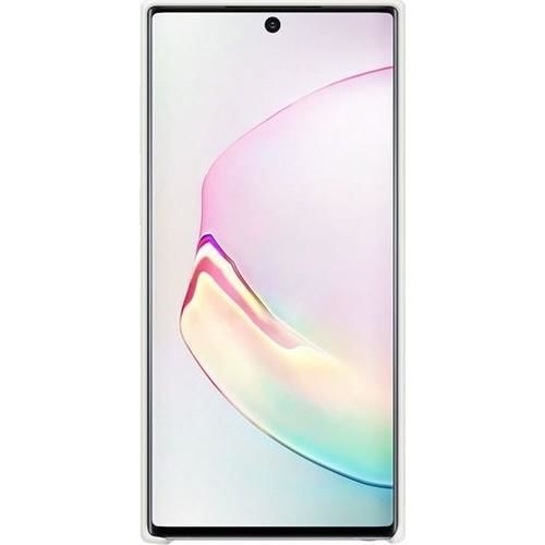 Galaxy Note 10 ile Uyumlu Silikon Kılıf Beyaz EF-PN970TWEGWW