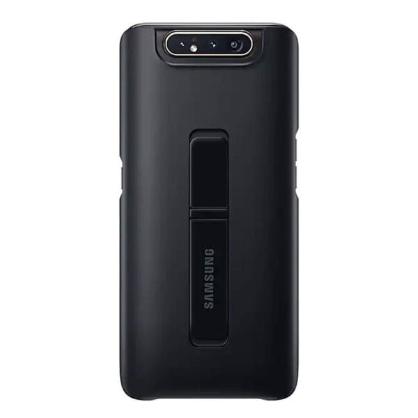 Galaxy A80 ile Uyumlu Stanting Cover Siyah EF-PA805CBEGWW