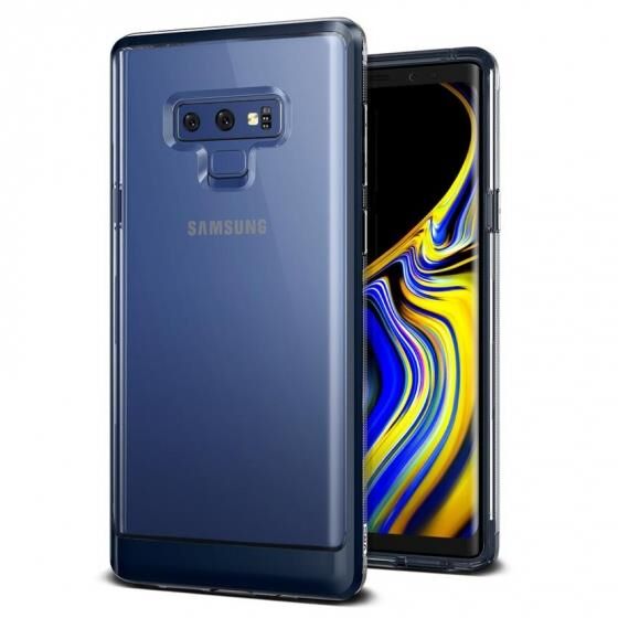 VRS Design Galaxy Note 9 ile Uyumlu Crystal Bumper Kılıf Deep Sea Blue