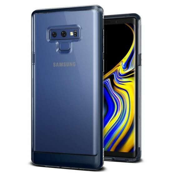 VRS Design Galaxy Note 9 ile Uyumlu Crystal Bumper Kılıf Deep Sea Blue