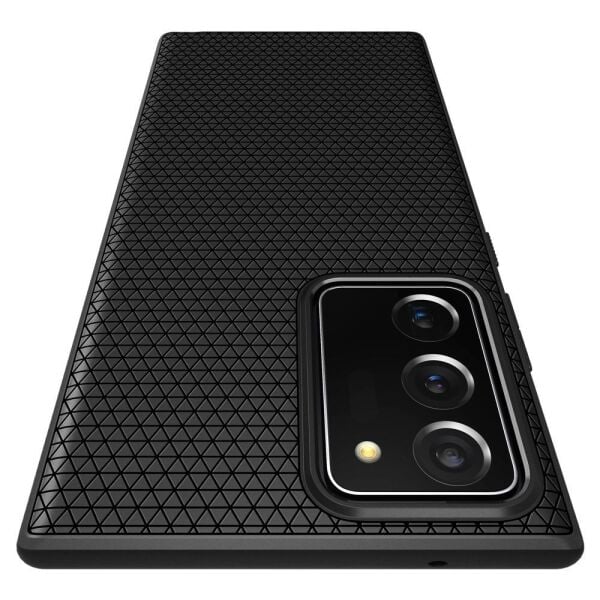 Spigen Galaxy Note 20 Ultra ile Uyumlu Kılıf Liquid Air Black