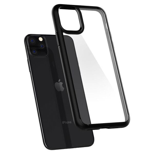 Spigen iPhone 11 Pro Max ile Uyumlu Kılıf Ultra Hybrid Matte Black