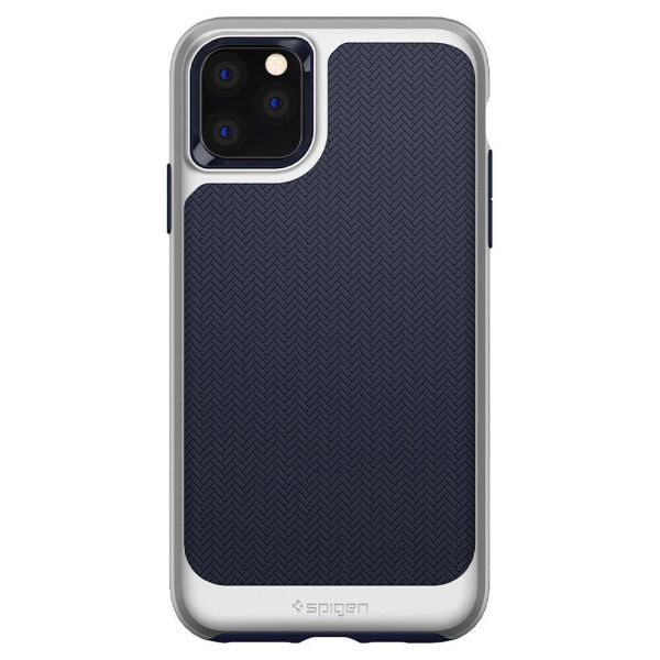 Spigen iPhone 11 Pro ile Uyumlu Kılıf Neo Hybrid Satin Silver