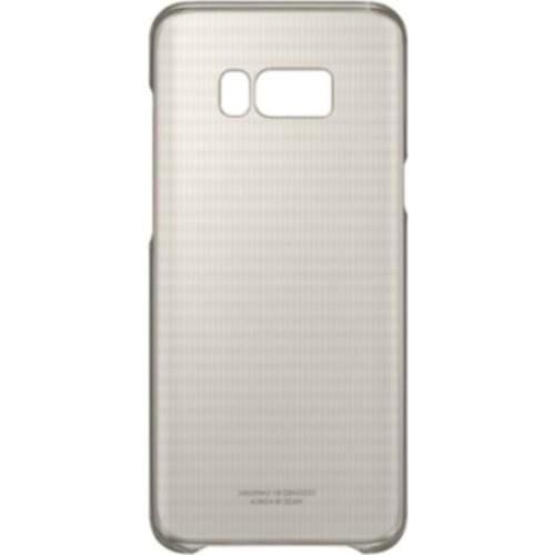 Galaxy S8+ ile Uyumlu Şeffaf Koruyucu Kılıf Altın EF-QG955CFEGWW