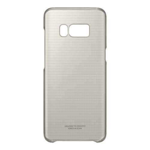 Galaxy S8 ile Uyumlu Şeffaf Kılıf Altın EF-QG950CFEGWW