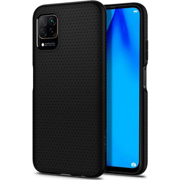 Spigen P40 Lite ile Uyumlu Kılıf Liquid Air Black