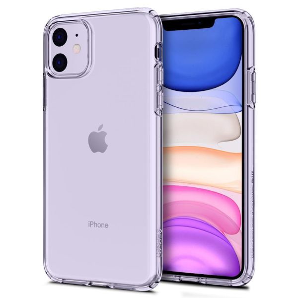 Spigen iPhone 11 ile Uyumlu Kılıf Liquid Crystal Crystal Clear