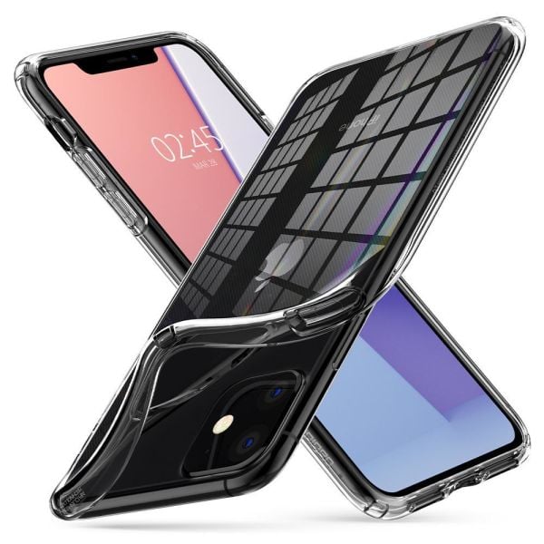 Spigen iPhone 11 ile Uyumlu Kılıf Liquid Crystal Crystal Clear