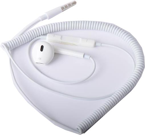 Jopus Universal 3,5 Mikrofonlu Kulaklık Seti Beyaz Tekli Yayli JP-04