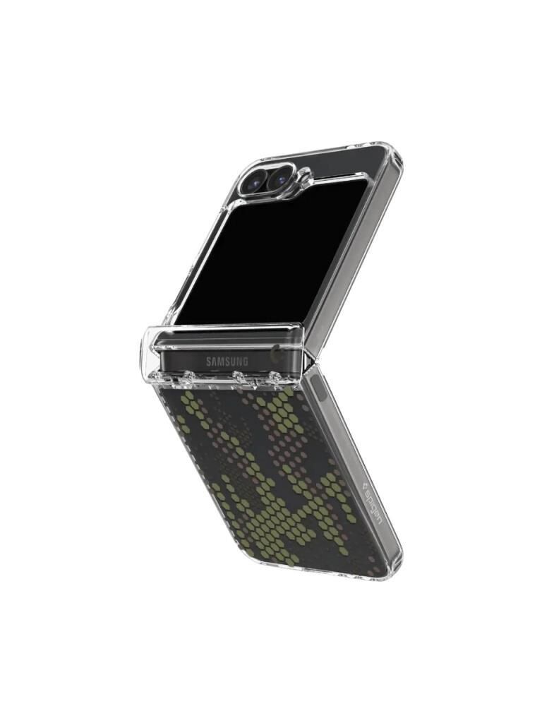 Spigen Galaxy Z Flip 6 ile Uyumlu Kılıf Ultra Hybrid Pro Digital Camo