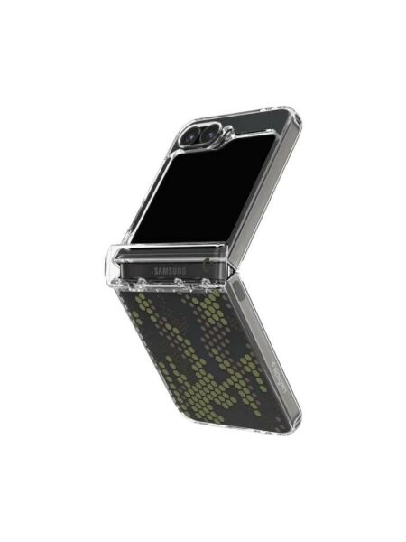 Spigen Galaxy Z Flip 6 ile Uyumlu Kılıf Ultra Hybrid Pro Digital Camo