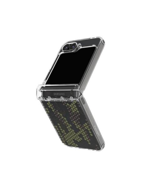 Spigen Galaxy Z Flip 6 ile Uyumlu Kılıf Ultra Hybrid Pro Digital Camo
