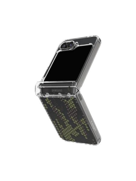 Spigen Galaxy Z Flip 6 ile Uyumlu Kılıf Ultra Hybrid Pro Digital Camo