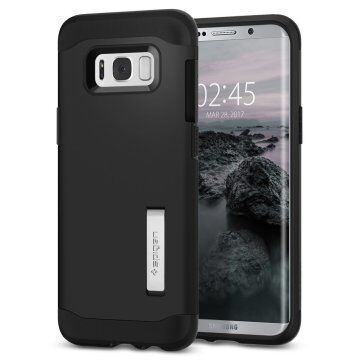 Spigen Galaxy S8 ile Uyumlu Kılıf Slim Armor Black
