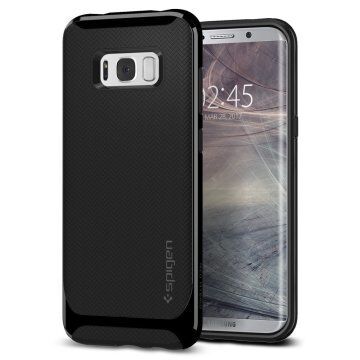 Spigen Galaxy S8 ile Uyumlu Kılıf Neo Hybrid Shiny Black